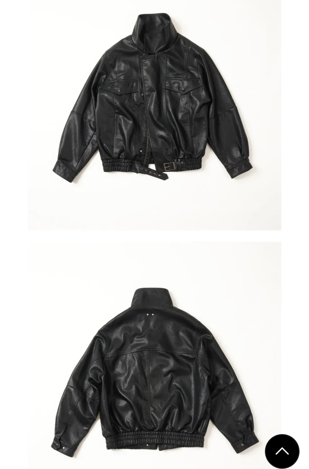 플리즈프로젝트 비건레더 플라이트 자켓 상품이미지4