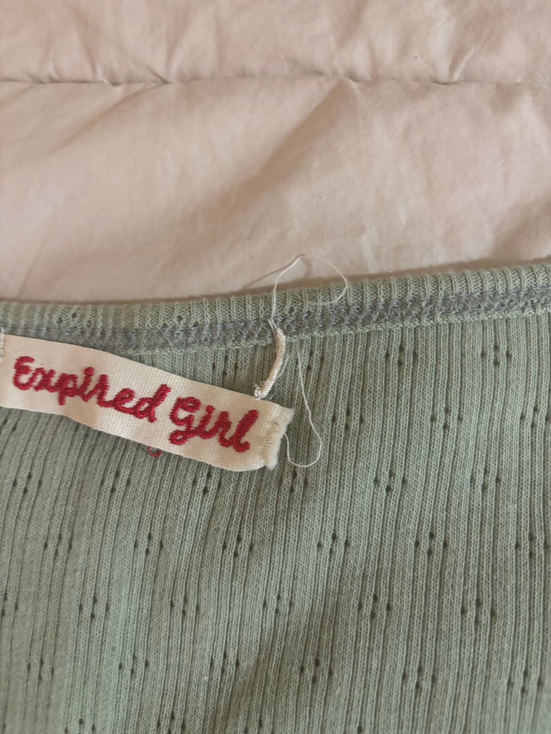 익스파이어드걸 벨라 탑 소프트그린 상품이미지3