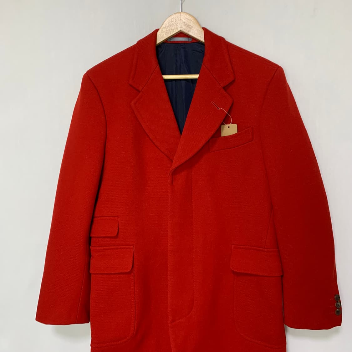 폴스미스 빈티지 레드 모직 롱 코트 M 상품이미지2