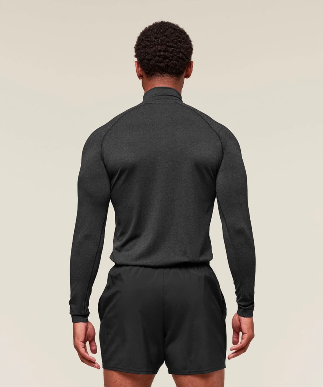 짐샤크 Vital 1/4 Zip 긴팔 블랙 XL 상품이미지2