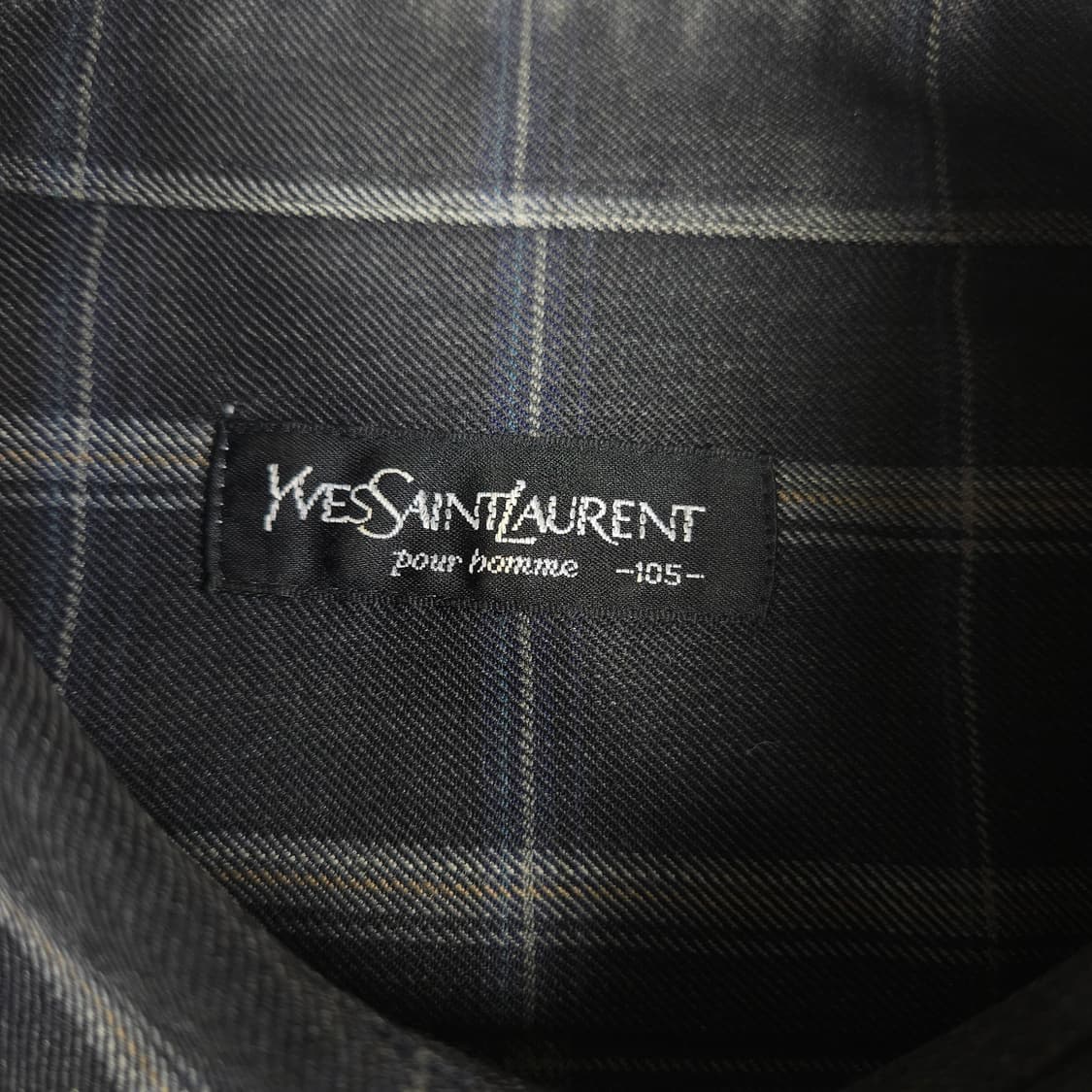 YSL 입생로랑 체크 셔츠 상품이미지3