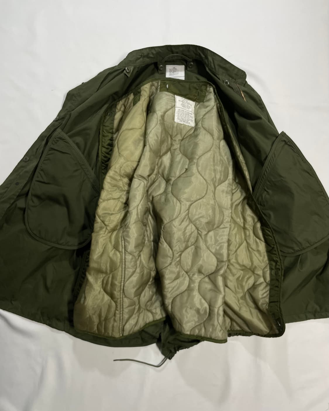 80’s 미군 M65 피쉬테일 파카+내피 상품이미지6
