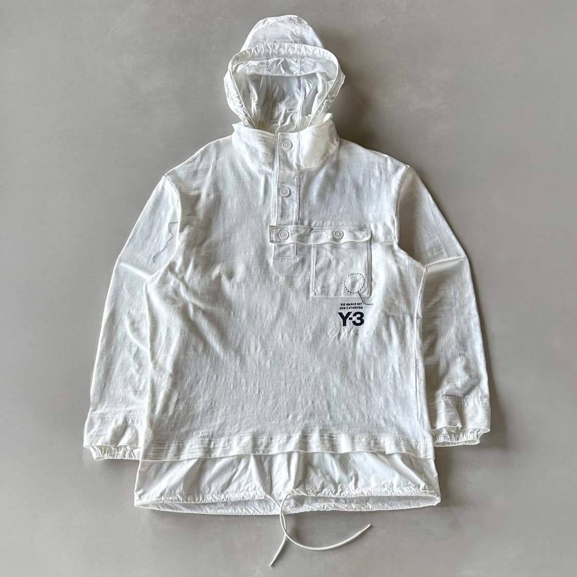 [L]요지 야마모토 Y-3 사시코 레이어드 후디 자켓 상품이미지2