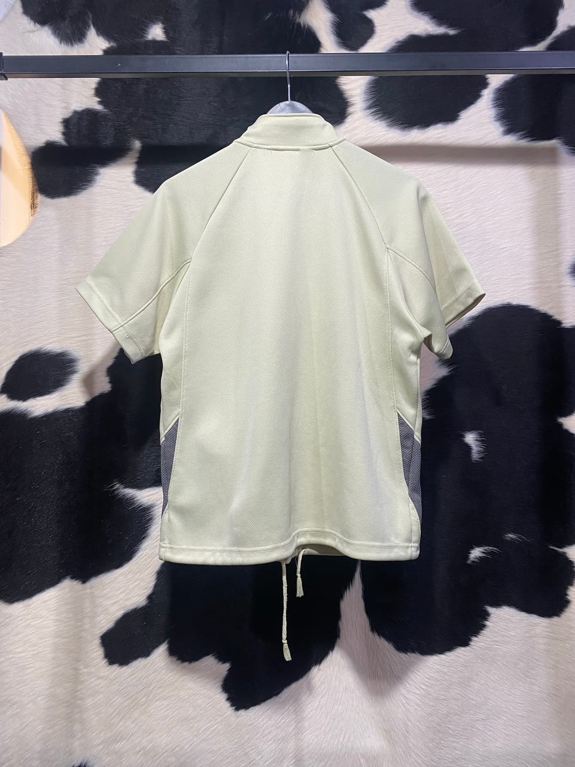 Adidas 메쉬 배색 반팔 집업 상품이미지8