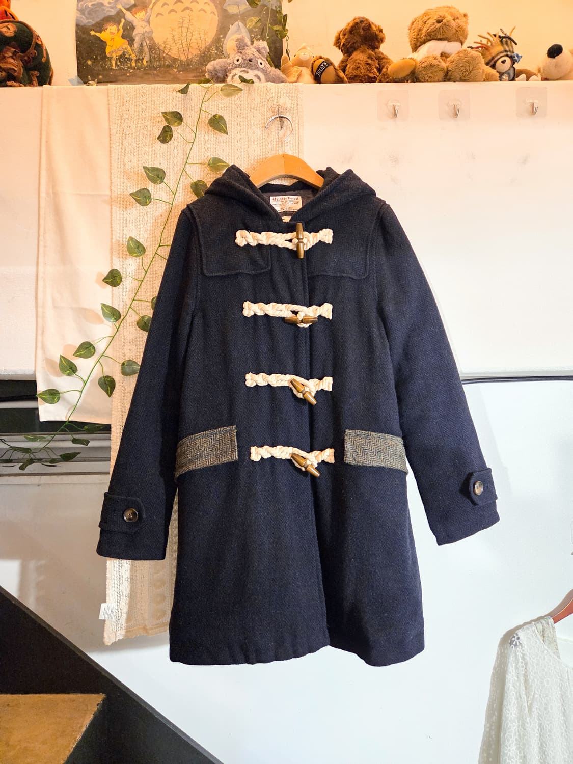 Harris tweed 더플 코트 상품이미지1