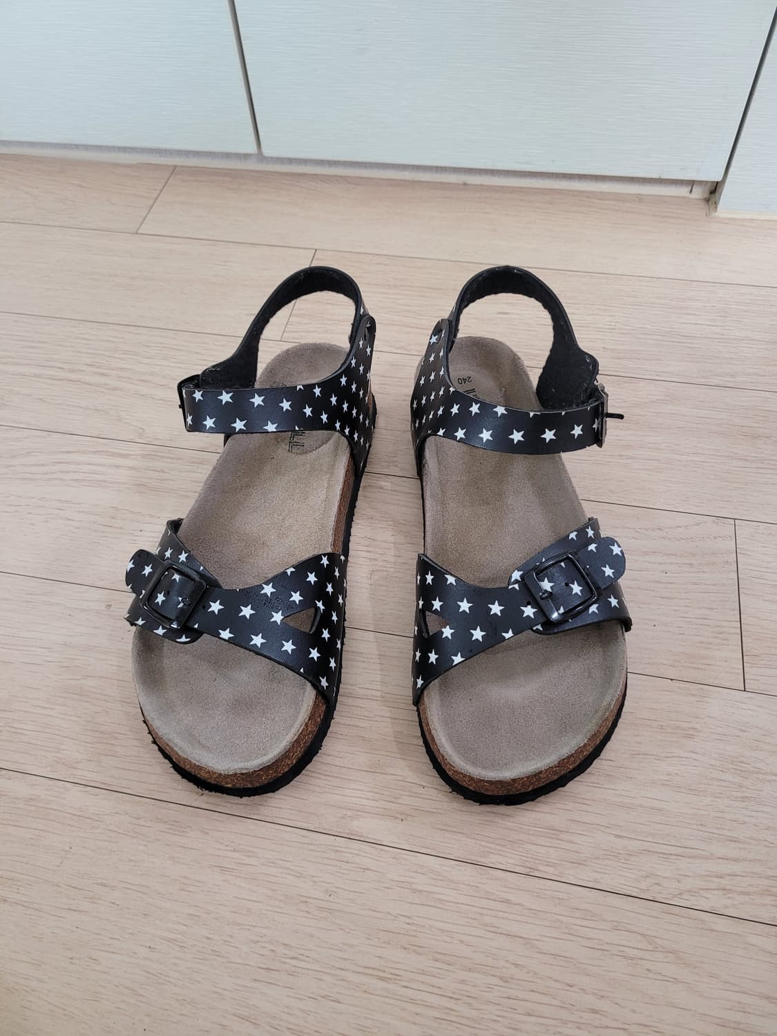 유솔 USALL 여아 샌들 240 블랙 상품이미지2