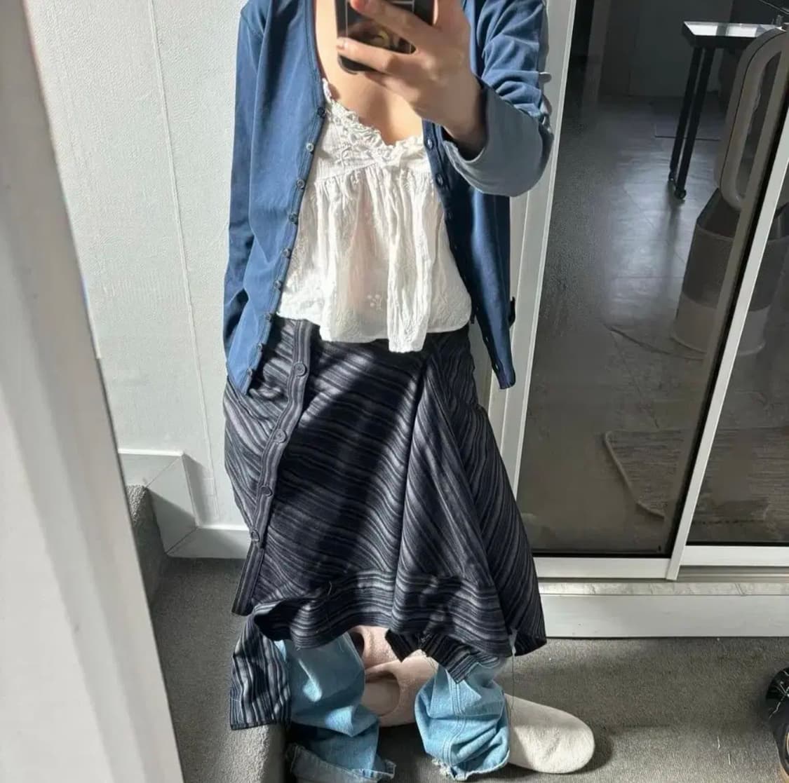 0tape 공테잎 가디건 상품이미지1