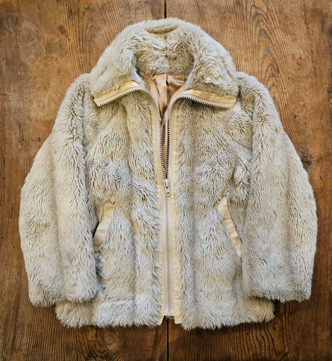 60s 빈티지 페이크 퍼 자켓  상품이미지1