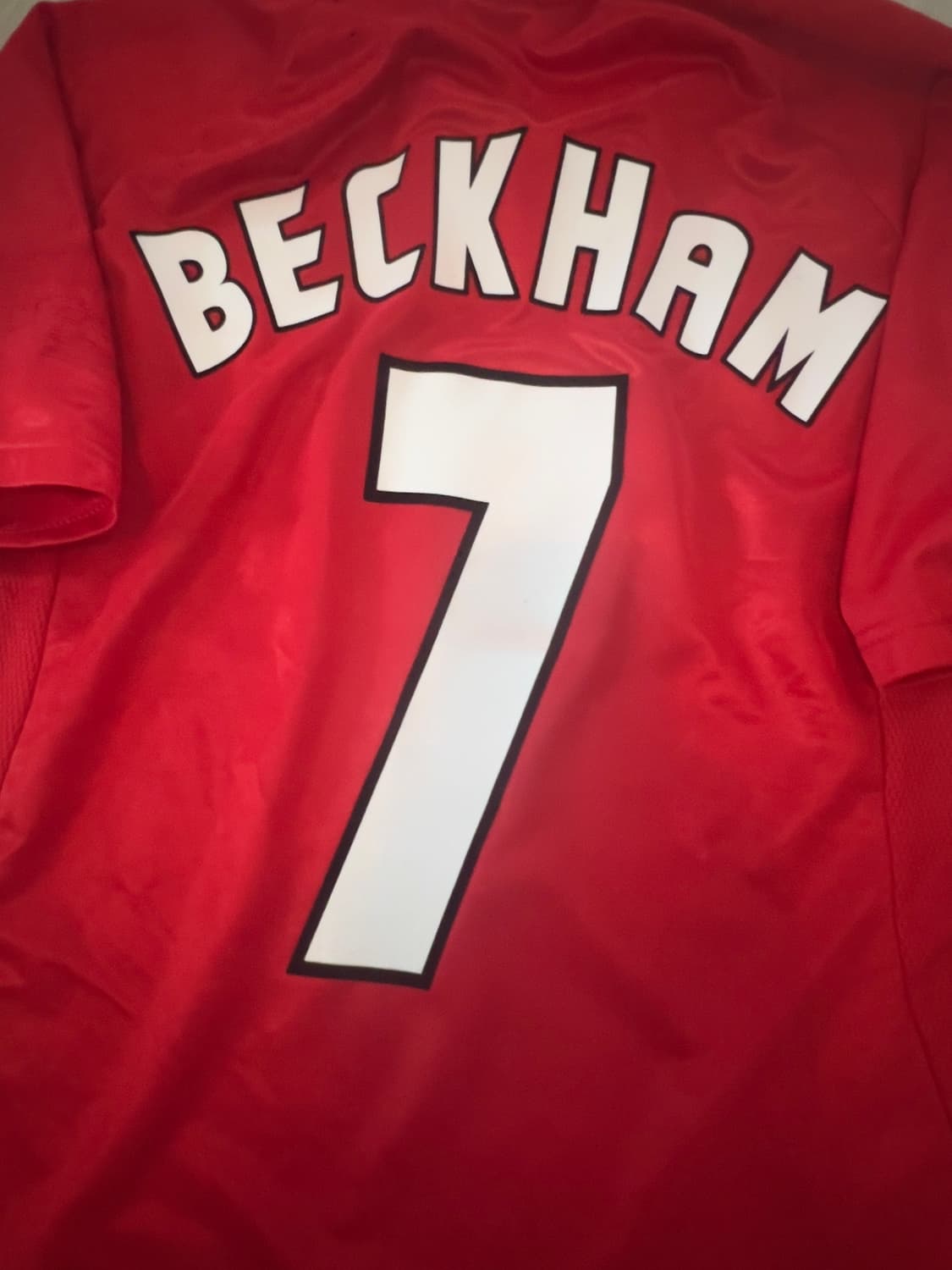 (원스타) 98/00 맨체스터 유나이티드 챔스 홈 베컴 유니폼 상품이미지3