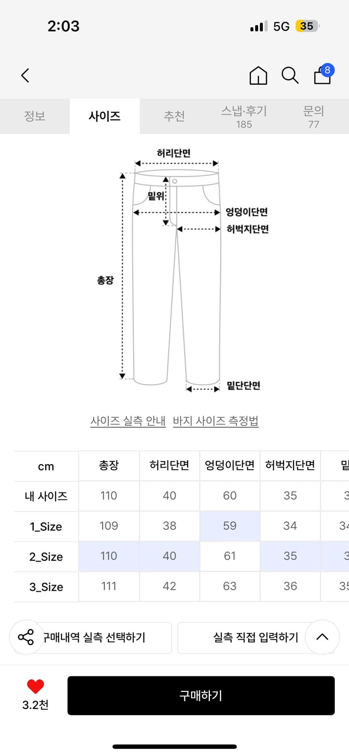 2size_비긴202 루보 트위스트 데님 인디고 상품이미지3