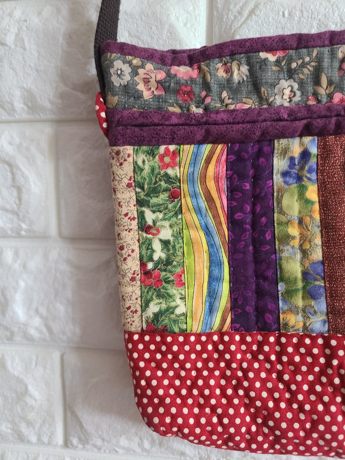 패치워크 크로스백 상품이미지3