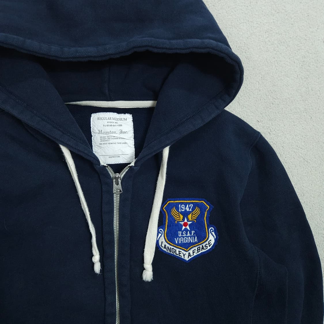 휴스턴 USAF 미공군 후드 집업 상품이미지2