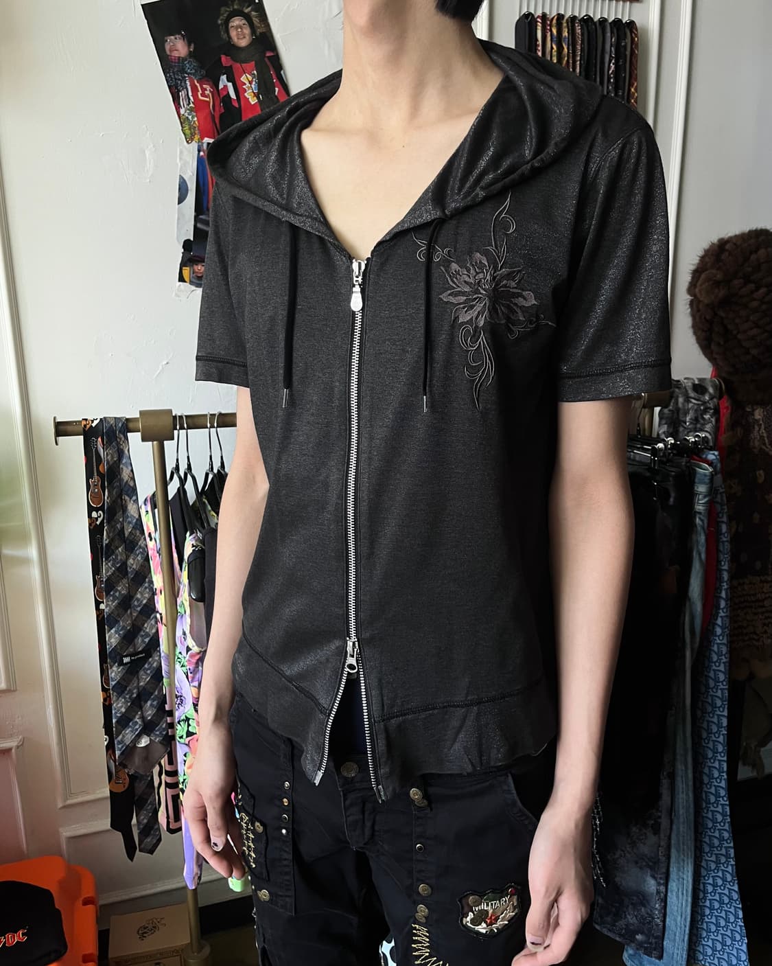 TORNADO MART Oriental 1/2 Hood Zip-up 상품이미지2