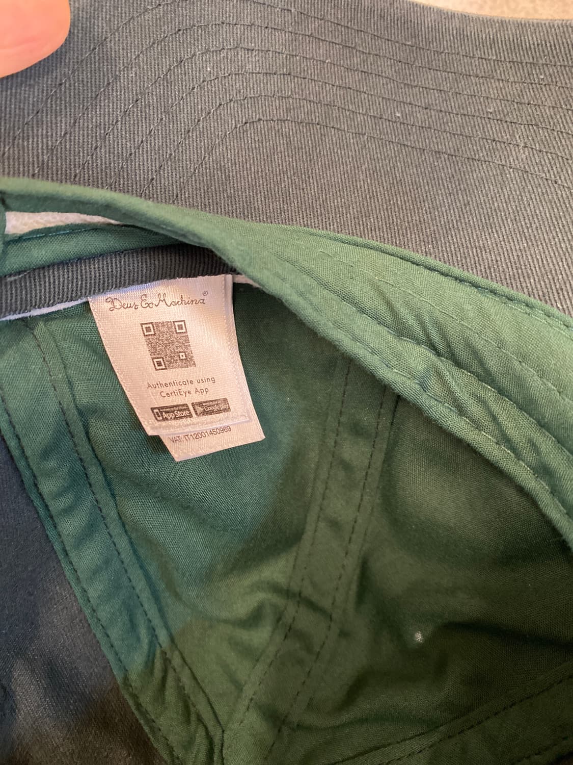 데우스 볼캡 모자 딥그린  상품이미지4