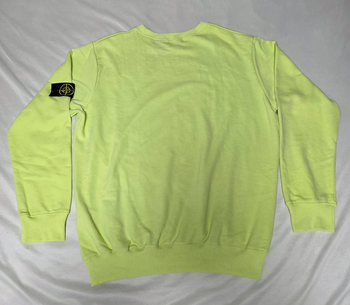 스톤아일랜드 63051 크루넥 스웻셔츠 레몬 22SS 2XL 상품이미지2