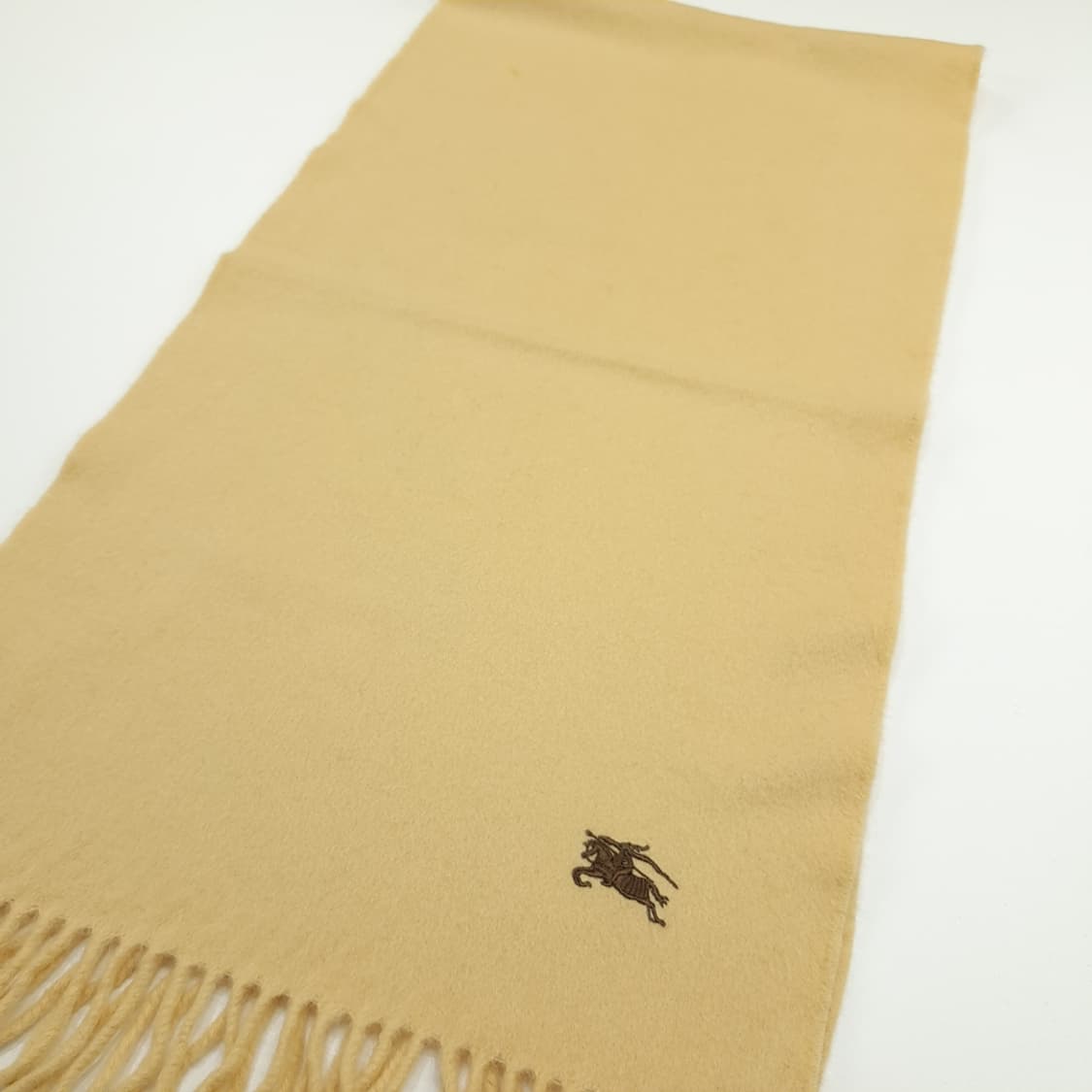 MX217 버버리 카멜머스타드 캐시미어 목도리 머플러 상품이미지7