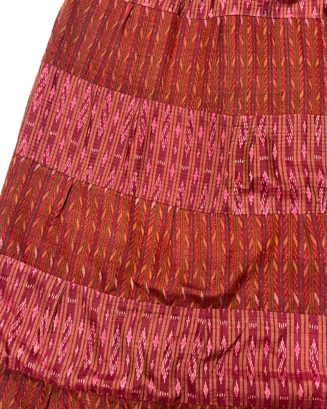 Thai silk red skirt 상품이미지2