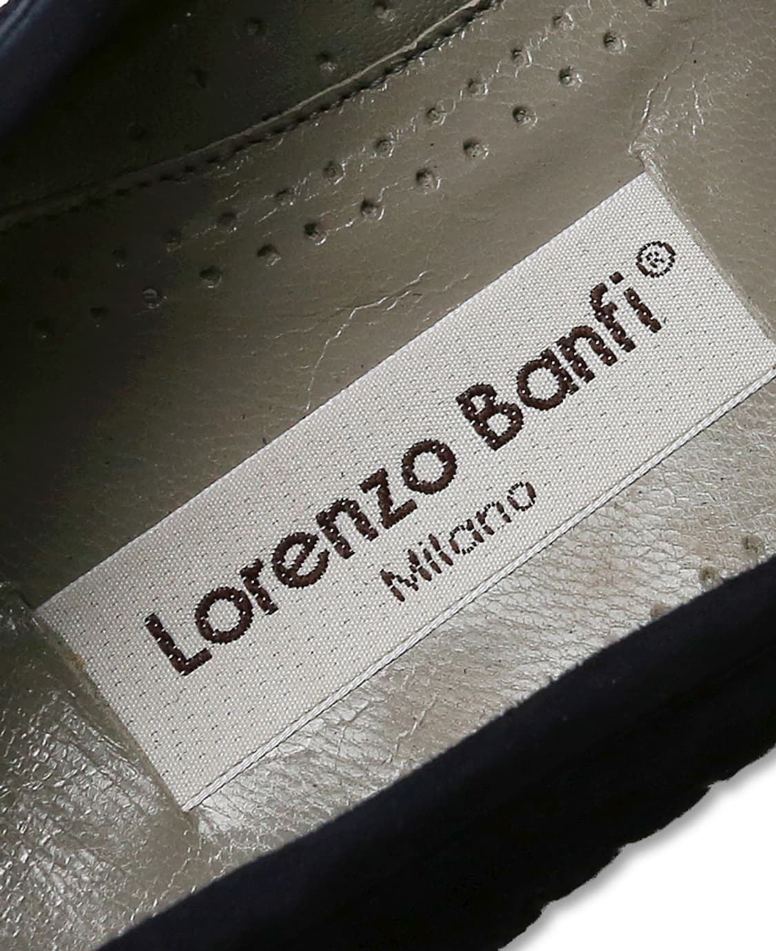 로렌조 반피 [Lorenzo Banfi] 네이비 스웨이드 밀라노 로퍼 상품이미지5