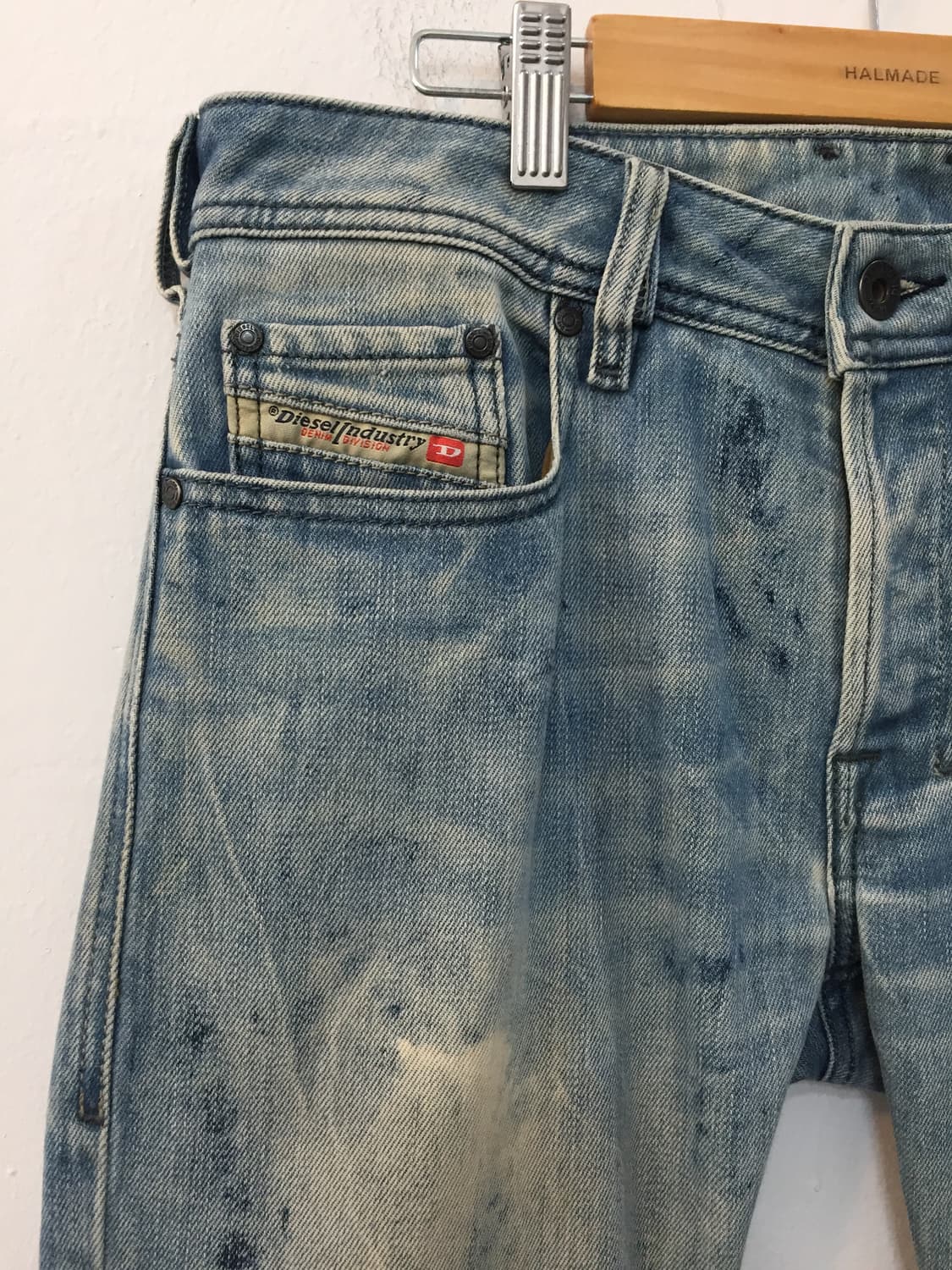 디젤 자티니 연청 워싱 데님 29 상품이미지7