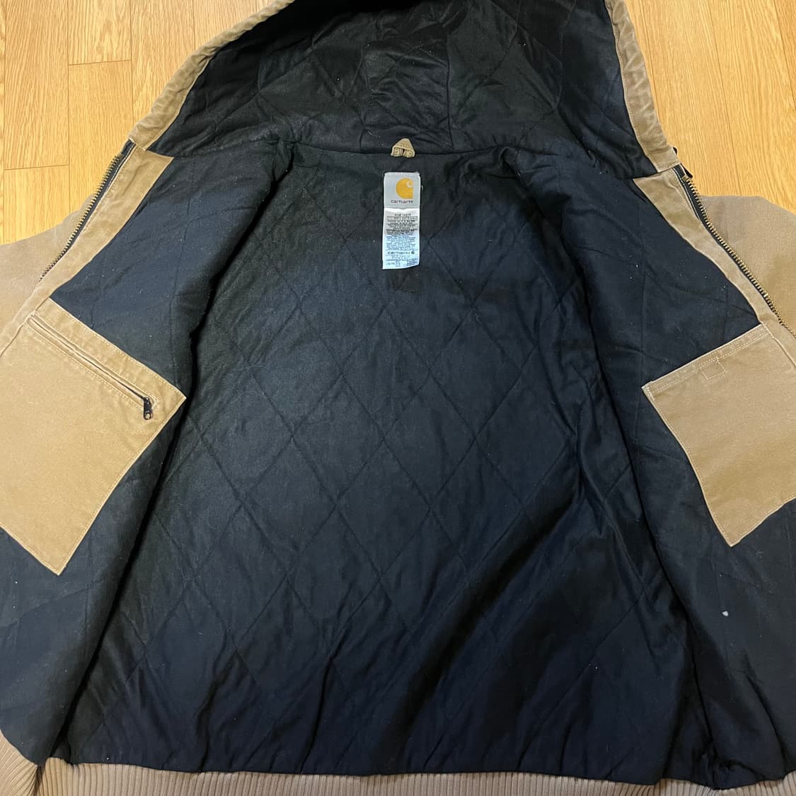 [XXL] 빈티지 칼하트 덕 액티브 자켓 J130 FRB 상품이미지4