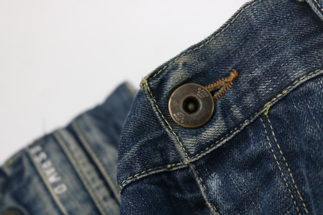 지스타로우 3301 디스트레스드 테이퍼드 데님 (31/32) 상품이미지4