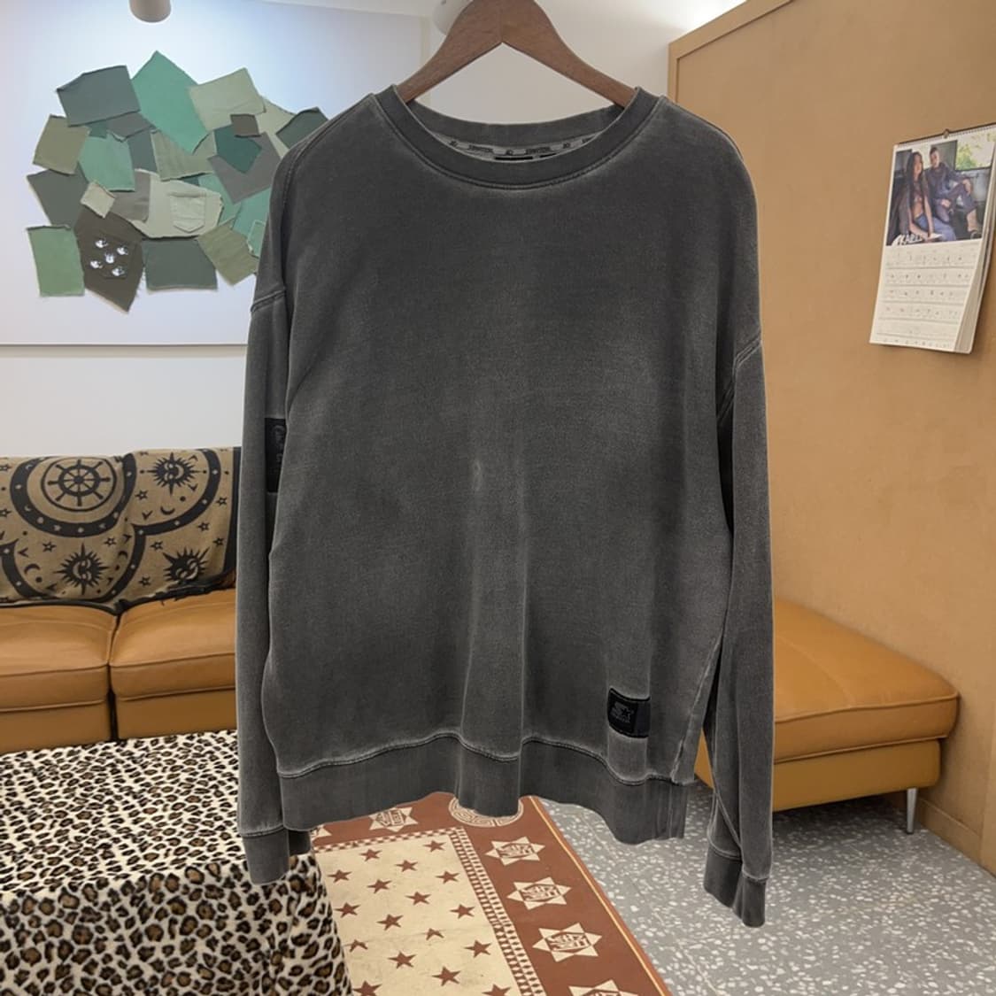 스타터 올드스쿨 빈티지 피그먼트 워싱 맨투맨 L C09338 상품이미지3