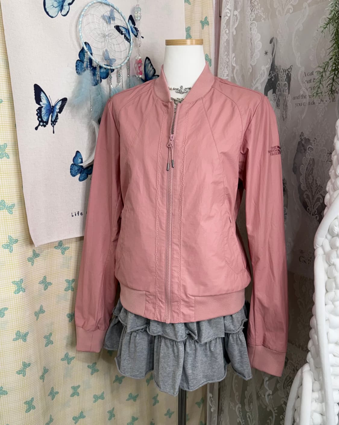 노스페이스 핑크 자켓 상품이미지4