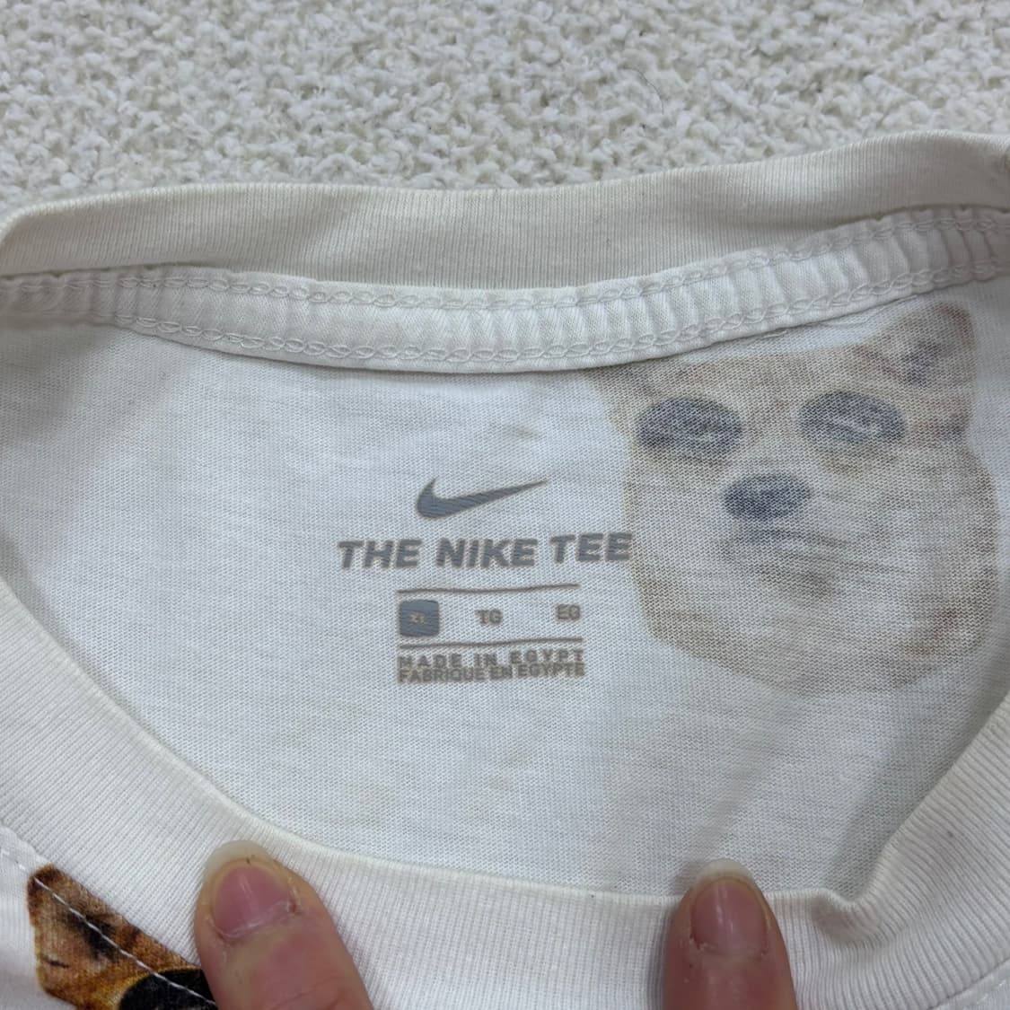 XL 나이키 시바견 반팔 티셔츠 0325E 상품이미지3