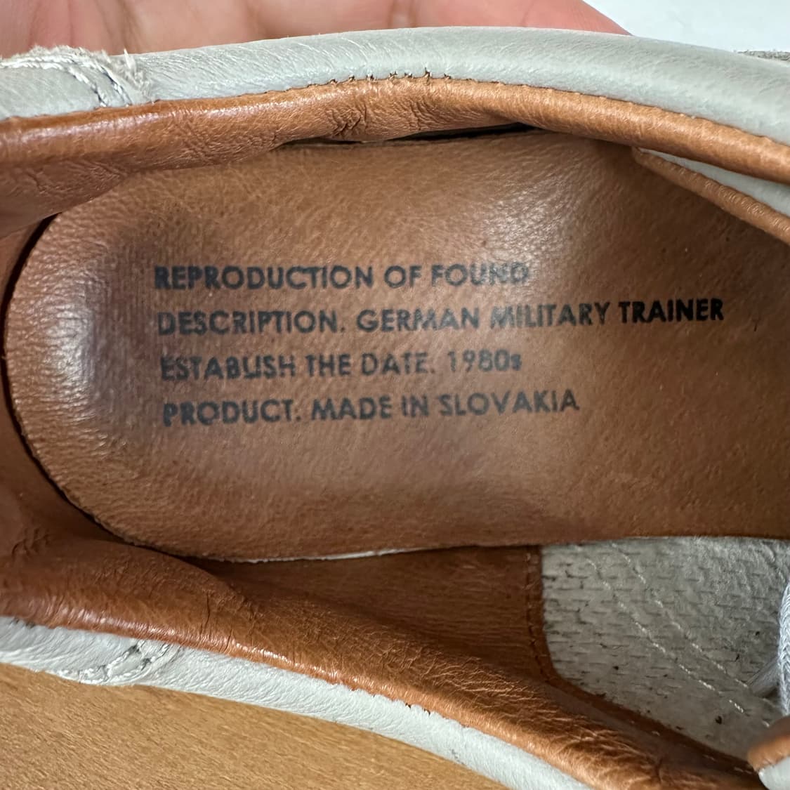 리프러덕션오브파운드 독일군 스니커즈 상품이미지7