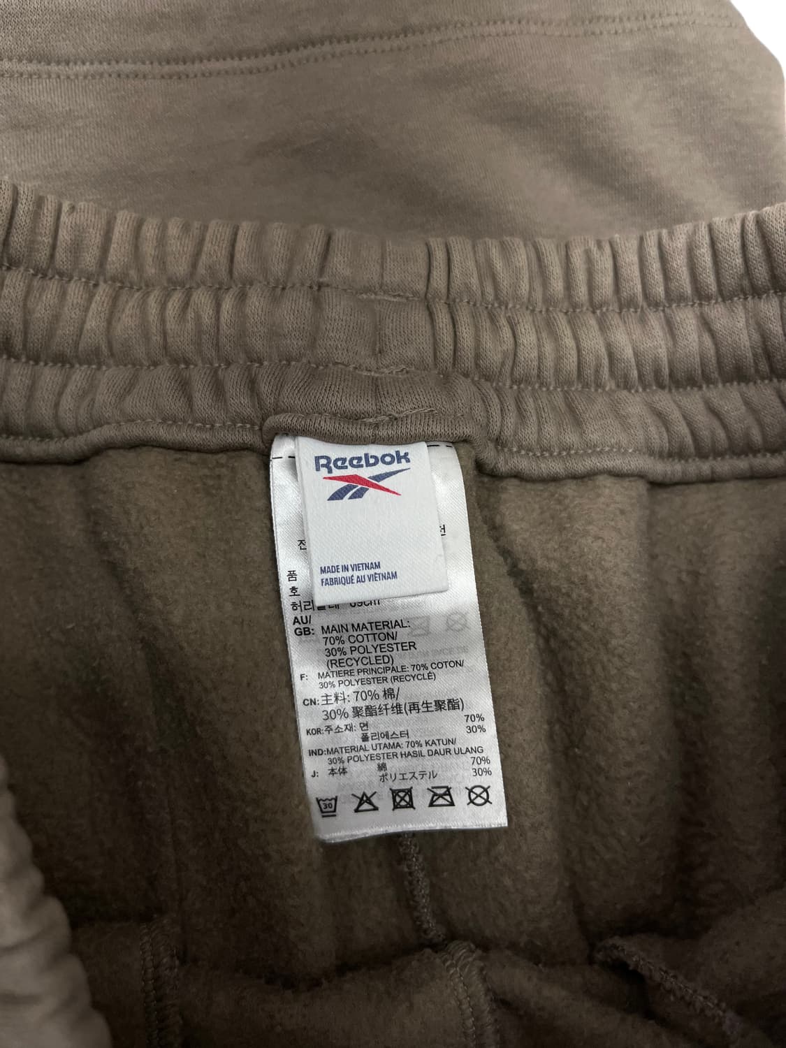 [M] 리복X라이풀 로고 스웻 팬츠 상품이미지6