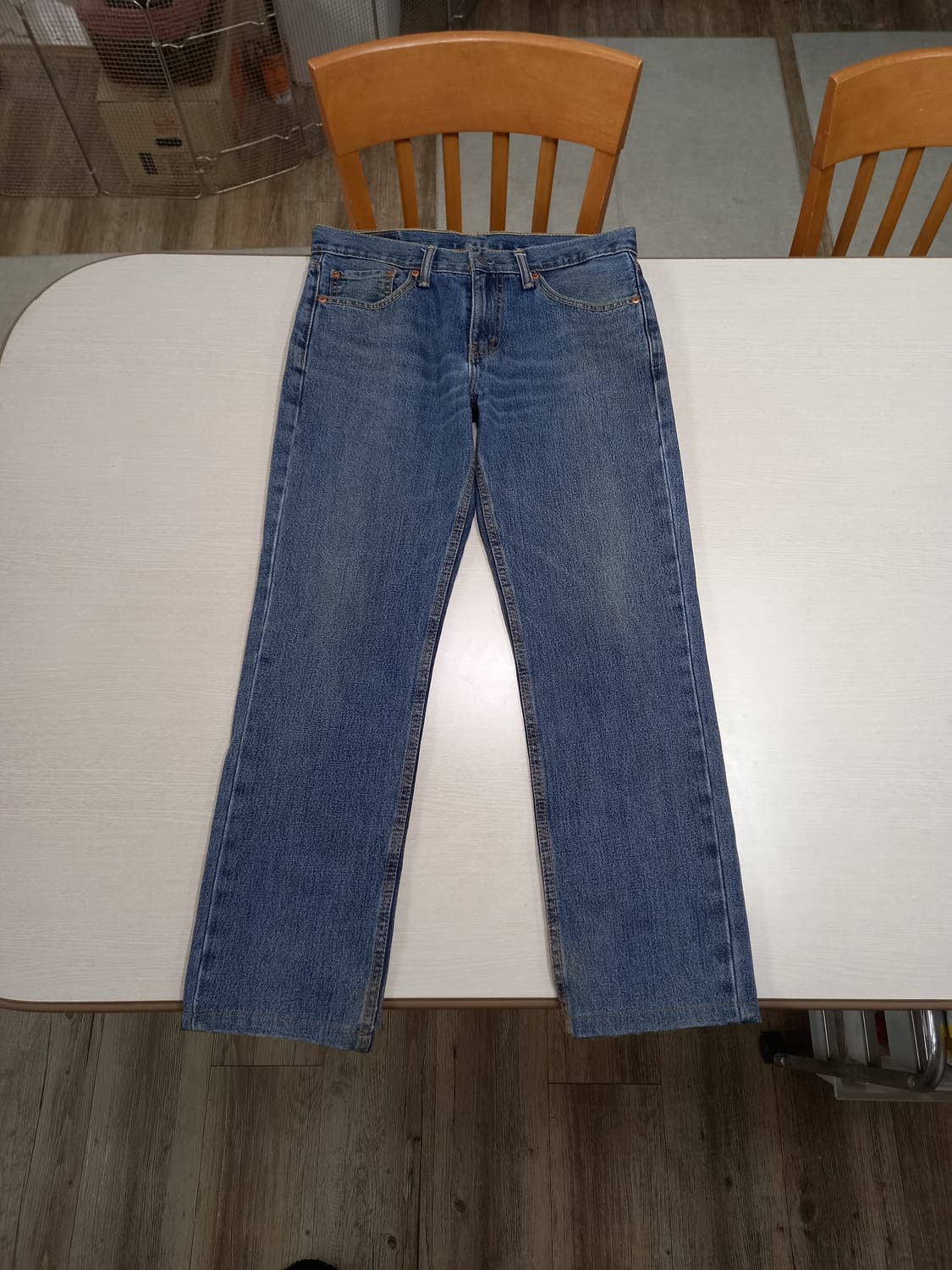 32 리바이스511 약골반 워싱 100%면 슬림일자 진청 32-329 상품이미지1