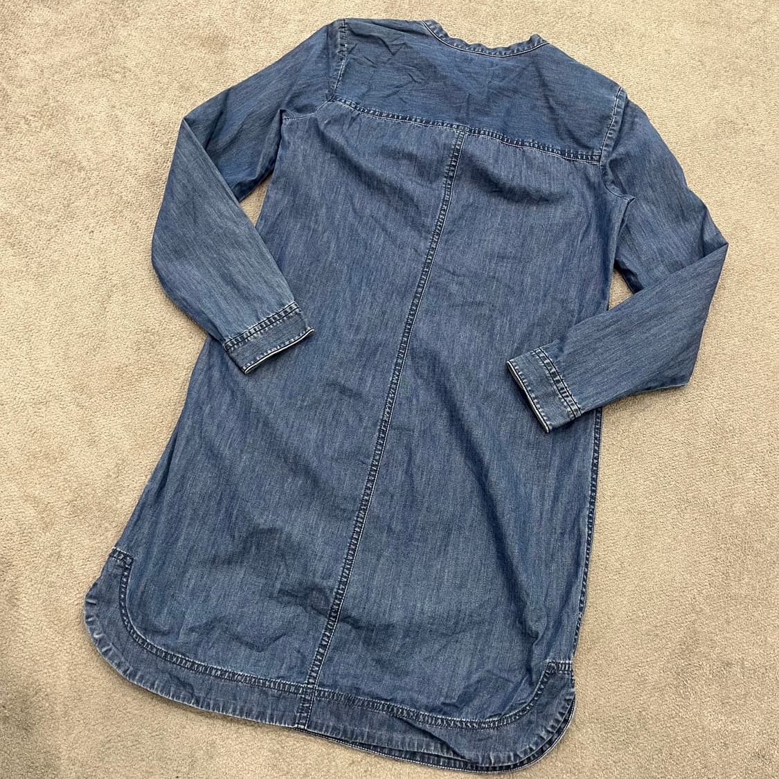 XS 제이크루 데님 셔츠 원피스 상품이미지4