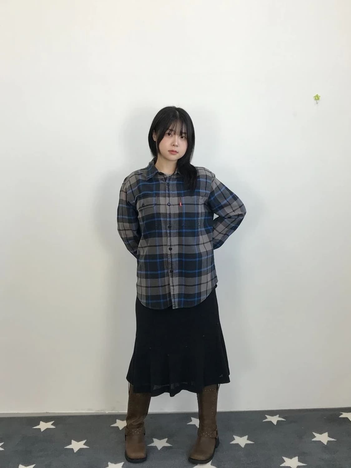 Levi's Check Flannel Shirt 상품이미지1