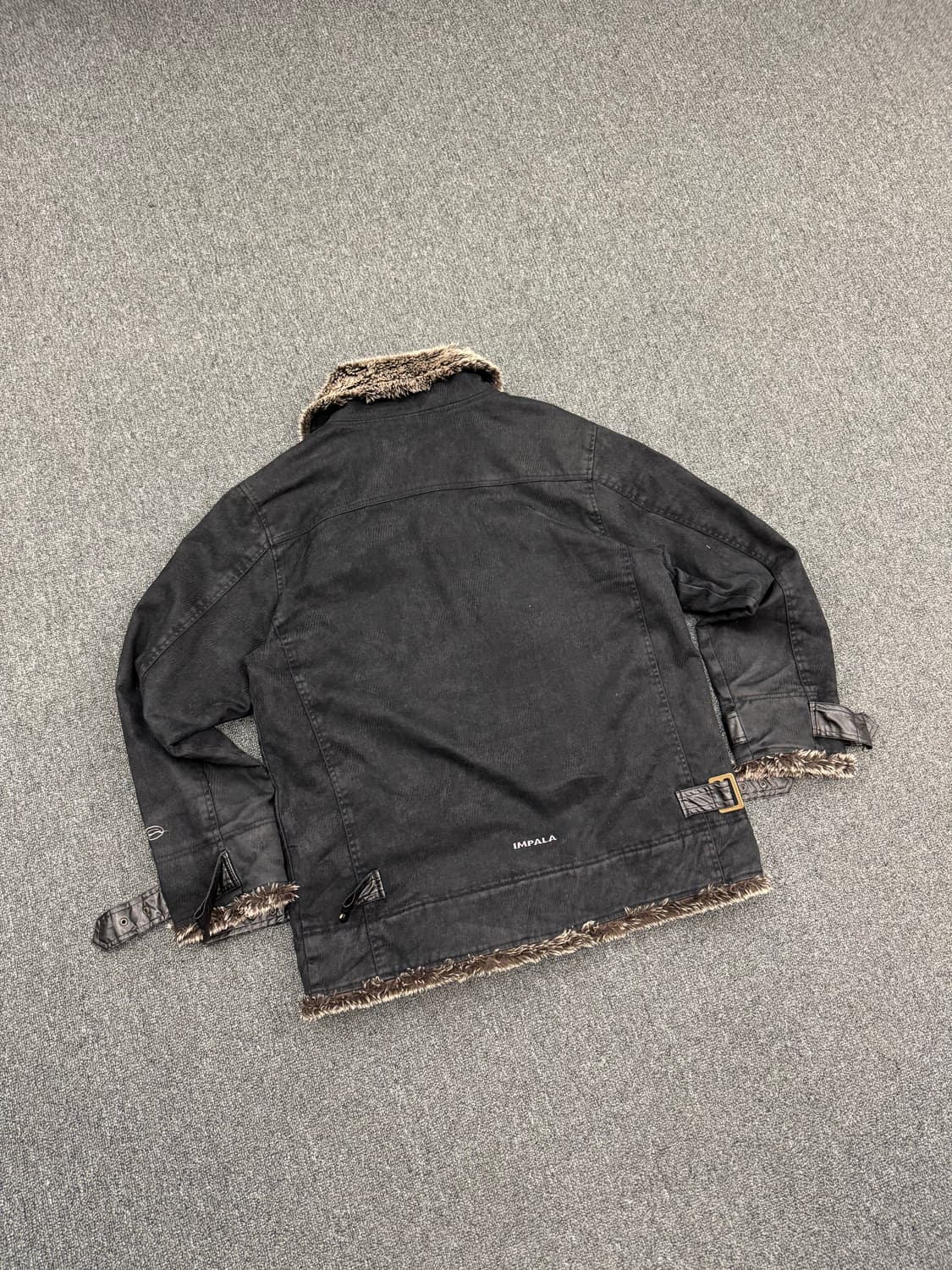 XL)IMPALA 빈티지 Y2K 무스탕(버클X) 상품이미지7