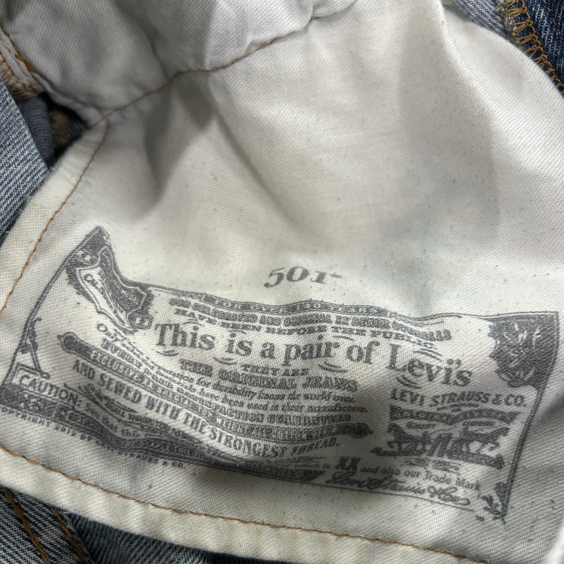리바이스 빈티지 데님 청바지 501 32 상품이미지5