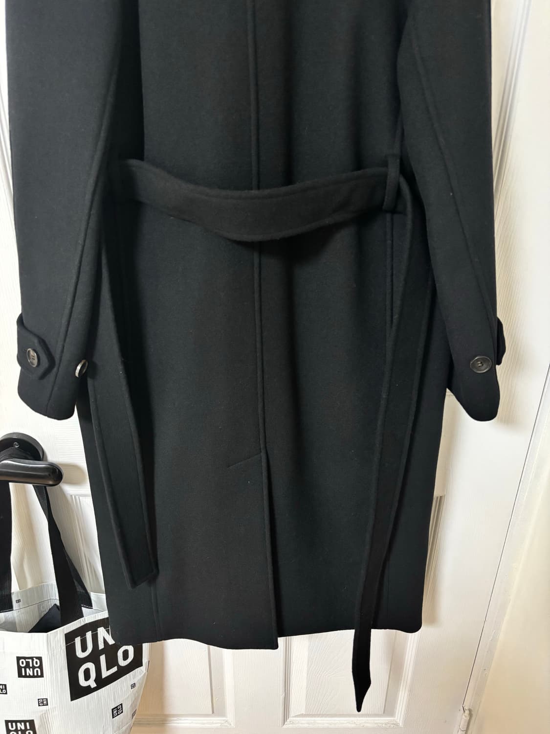 던스트 벨트 울 맥시코트 블랙  상품이미지9