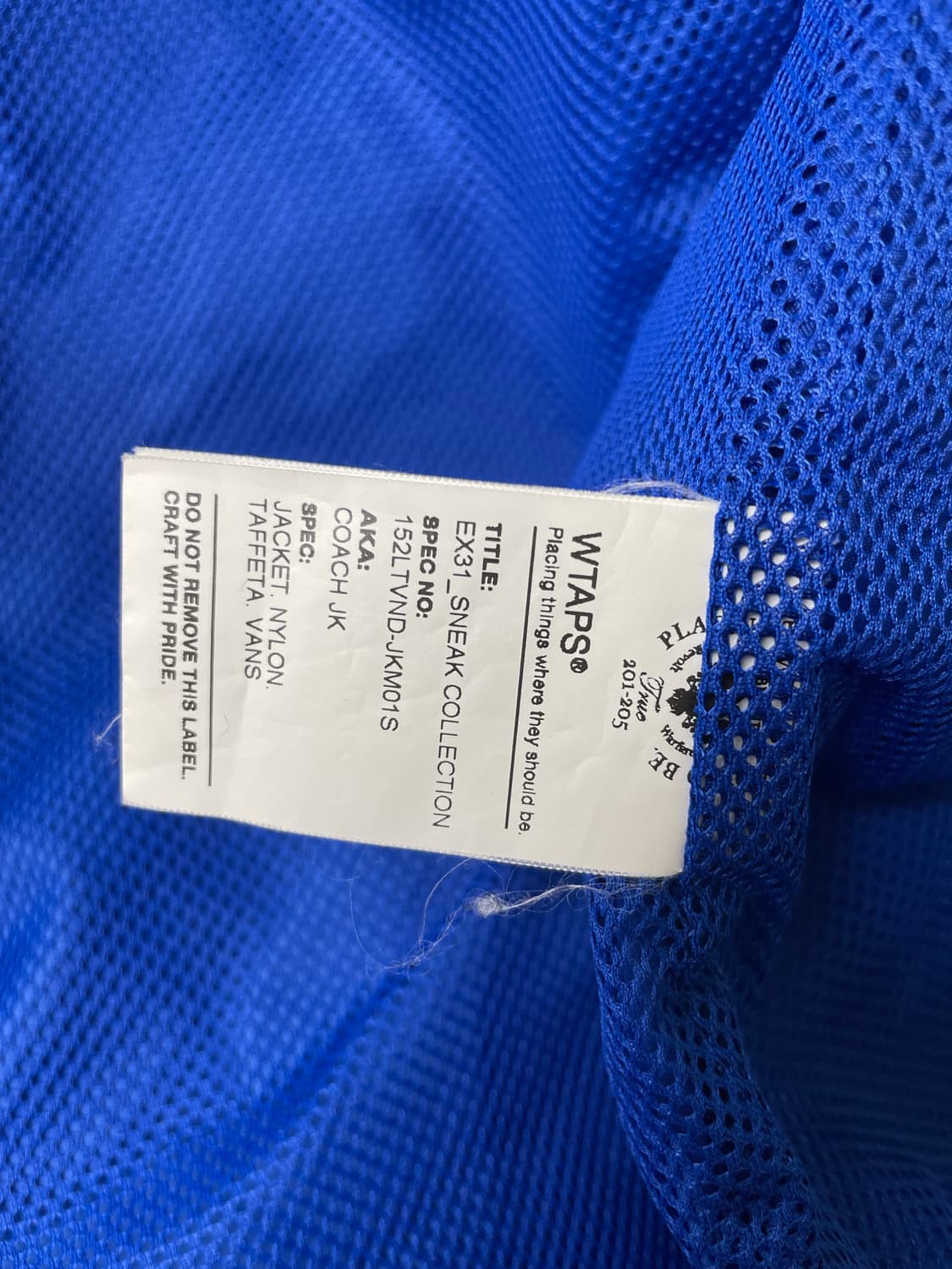 [L,LIMA] wtaps vans coach jacket 상품이미지5