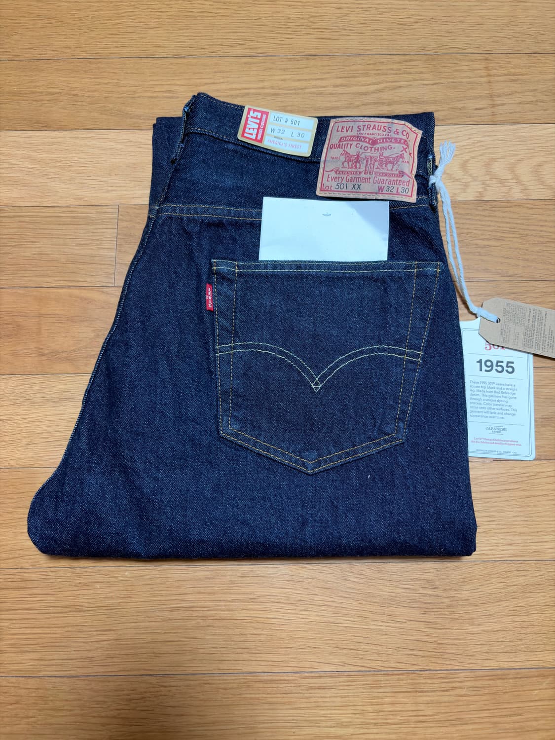 리바이스 LVC 55501 린스드 32x30 상품이미지1