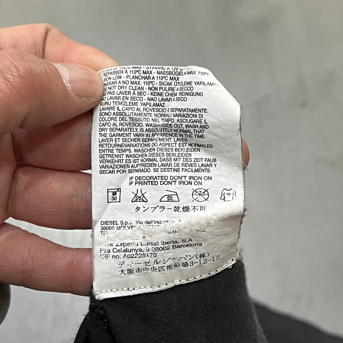  디젤 그래픽 반팔티 y16011 상품이미지8