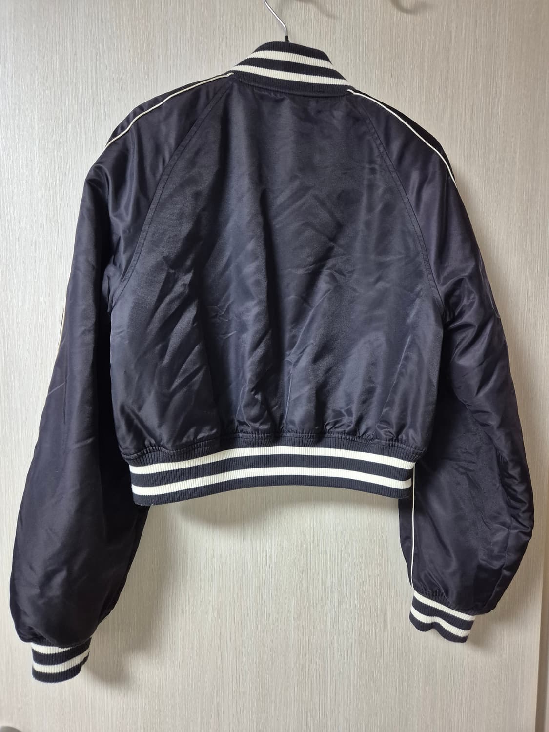 oioi 코스모 스타 바시티 자켓 블랙 S 오아이오아이 상품이미지4