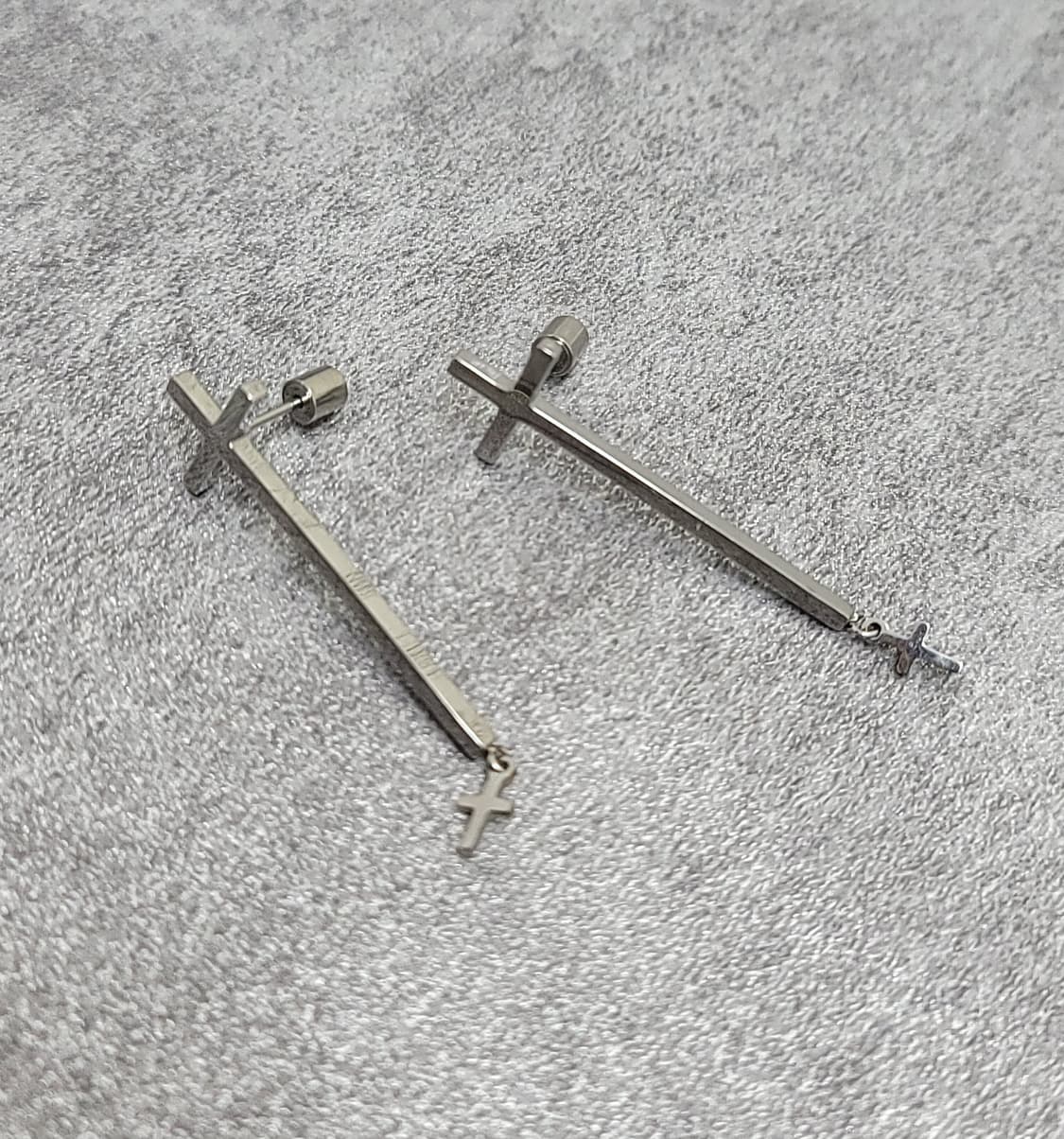 cross earrings 상품이미지2