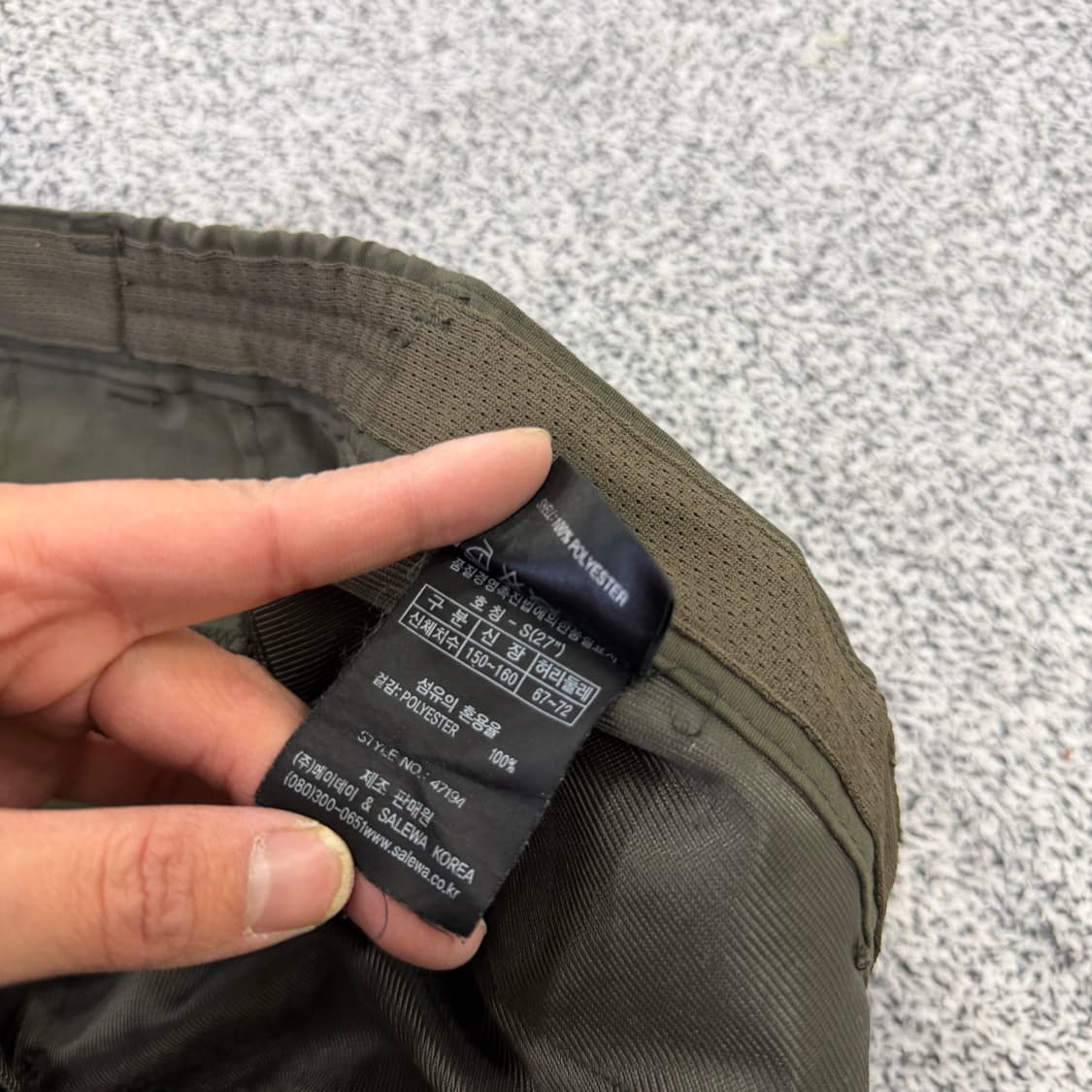 27 살레와 여성 등산복팬츠 0128H2 상품이미지6