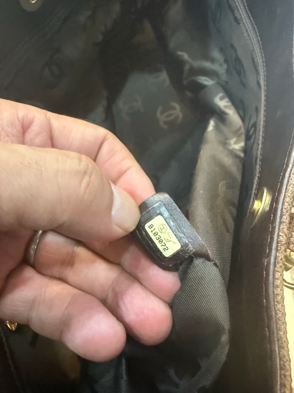 정품 샤넬 패브릭 쇼퍼백 팝니다 상품이미지10
