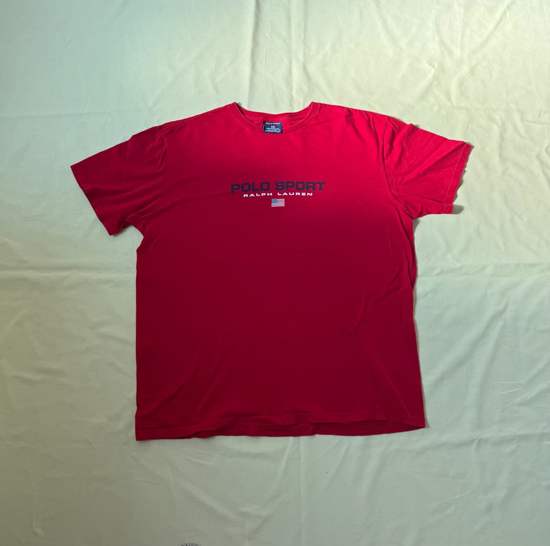 폴로 스포츠 성조기 로고 티셔츠 90s  상품이미지2