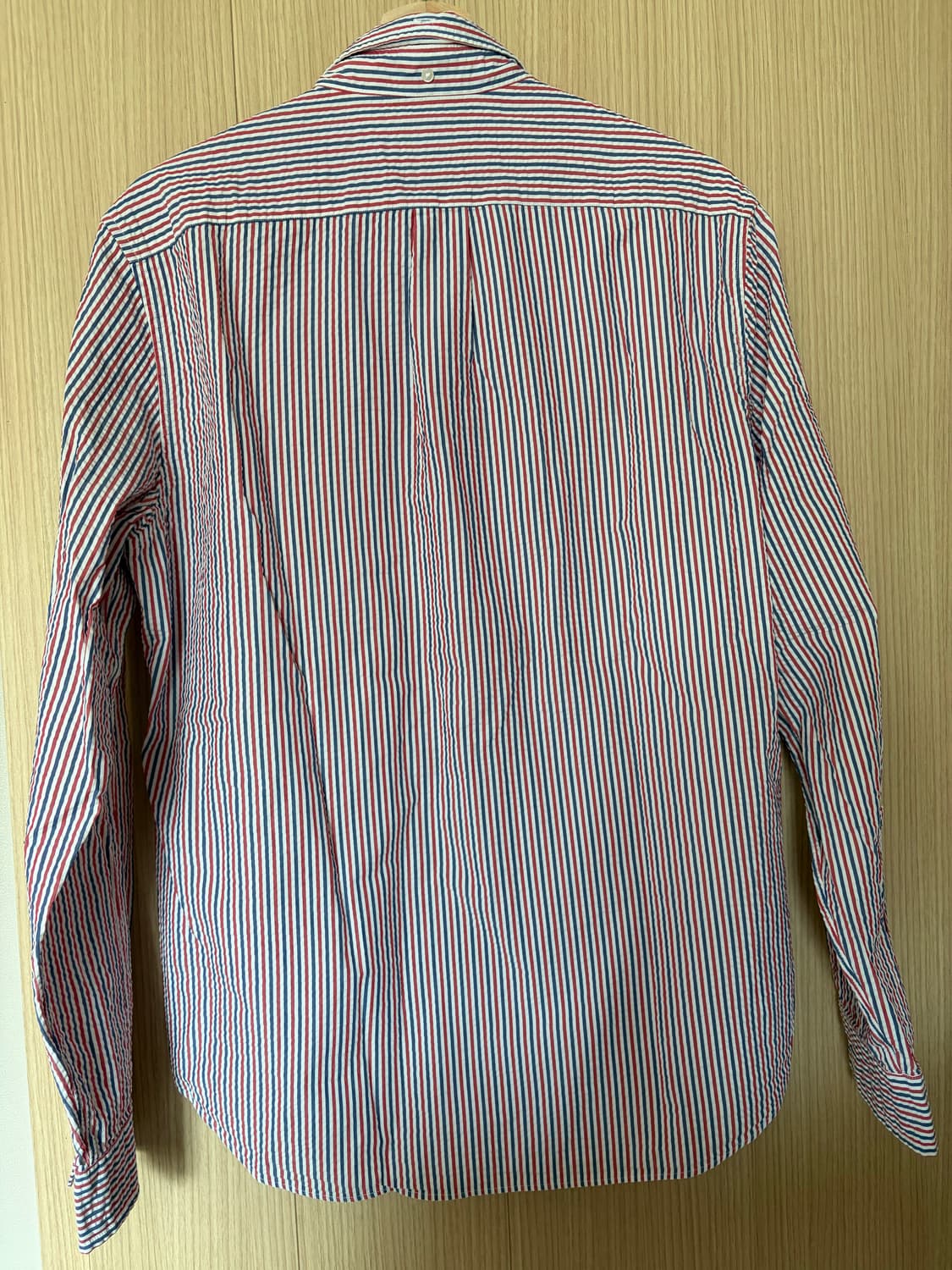 J.CREW 빈티지 라벨 시어서커 멀티 스트라이프 셔츠 (M) 상품이미지6