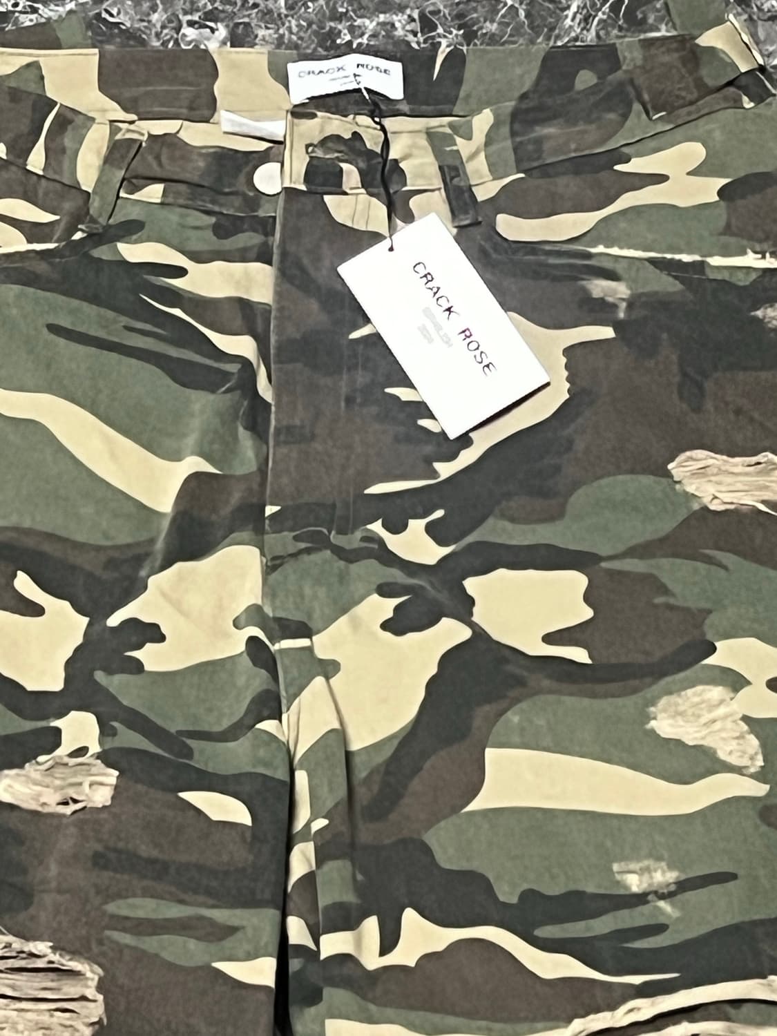 크랙로즈 노말 카고팬츠  상품이미지2