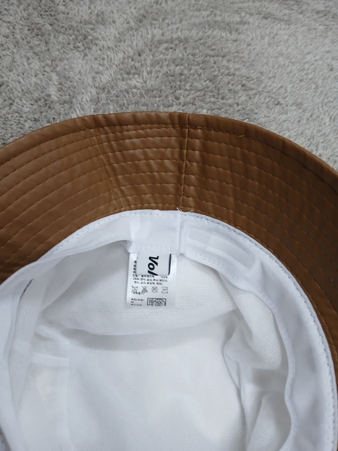볼빅 골프 뽀글이 가죽 버킷햇 모자 새제품 상품이미지7
