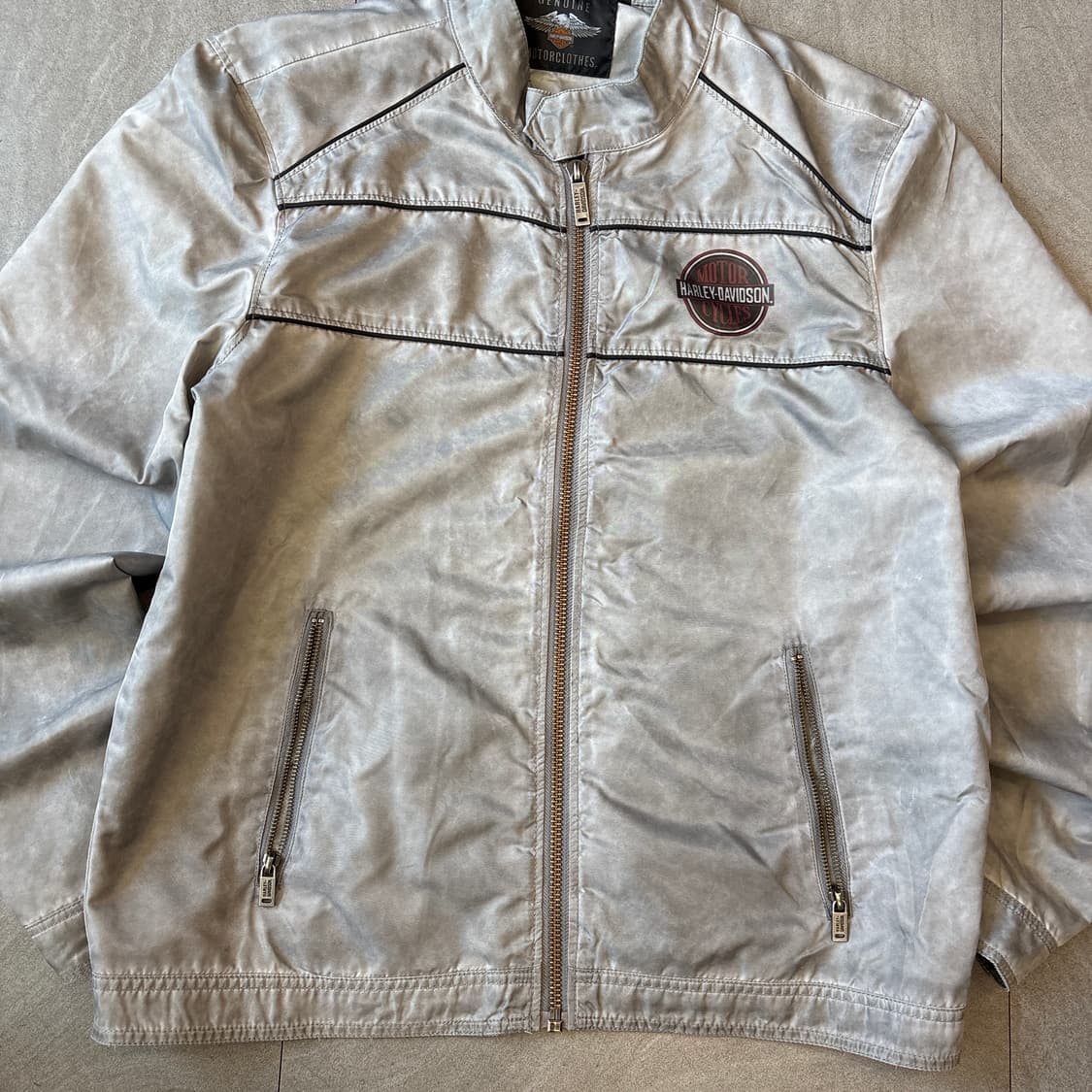 할리데이비슨 그레이 바람막이 자켓 상품이미지2