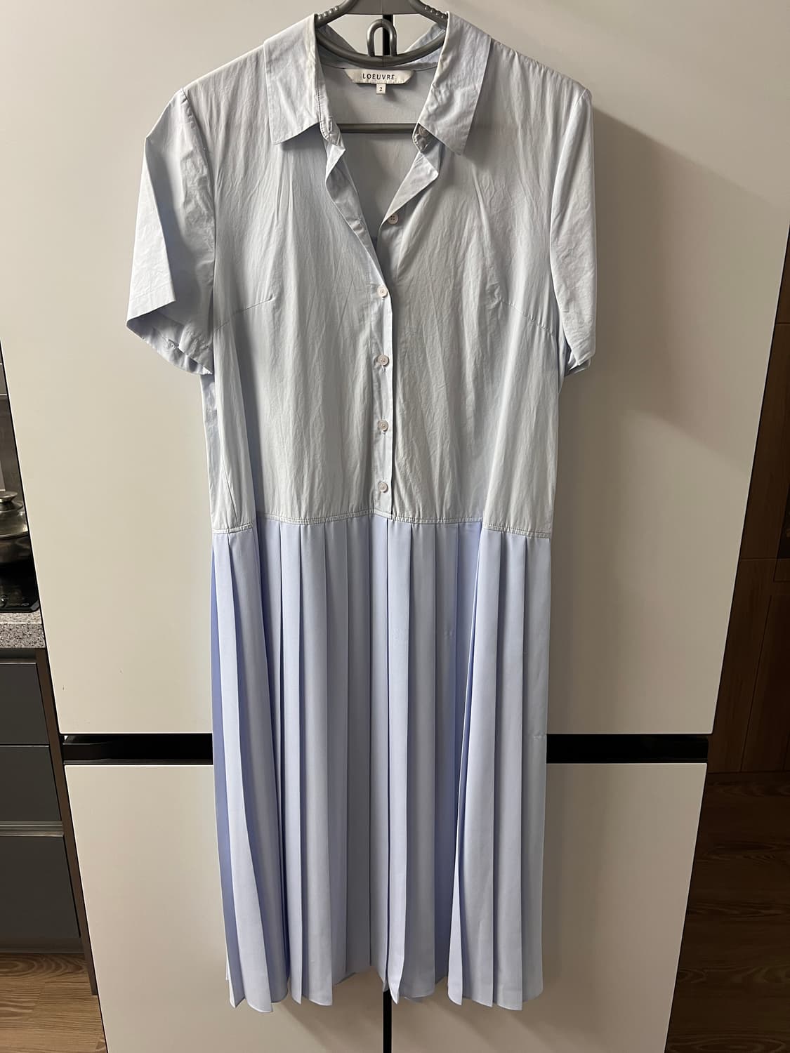 루에브르 셔츠 레이어드 원피스 상품이미지7