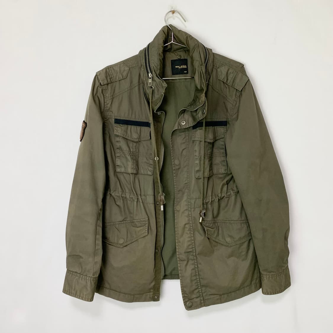 REIZ JEANS 00s 빈티지 하이넥 밀리터리 카고 야상자켓 100 상품이미지2